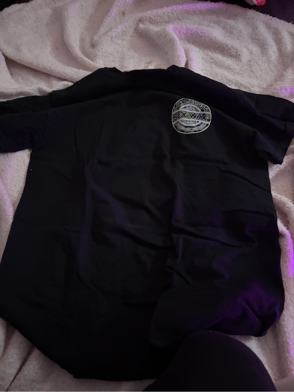 Black Short-Sleeve Logo Tee
